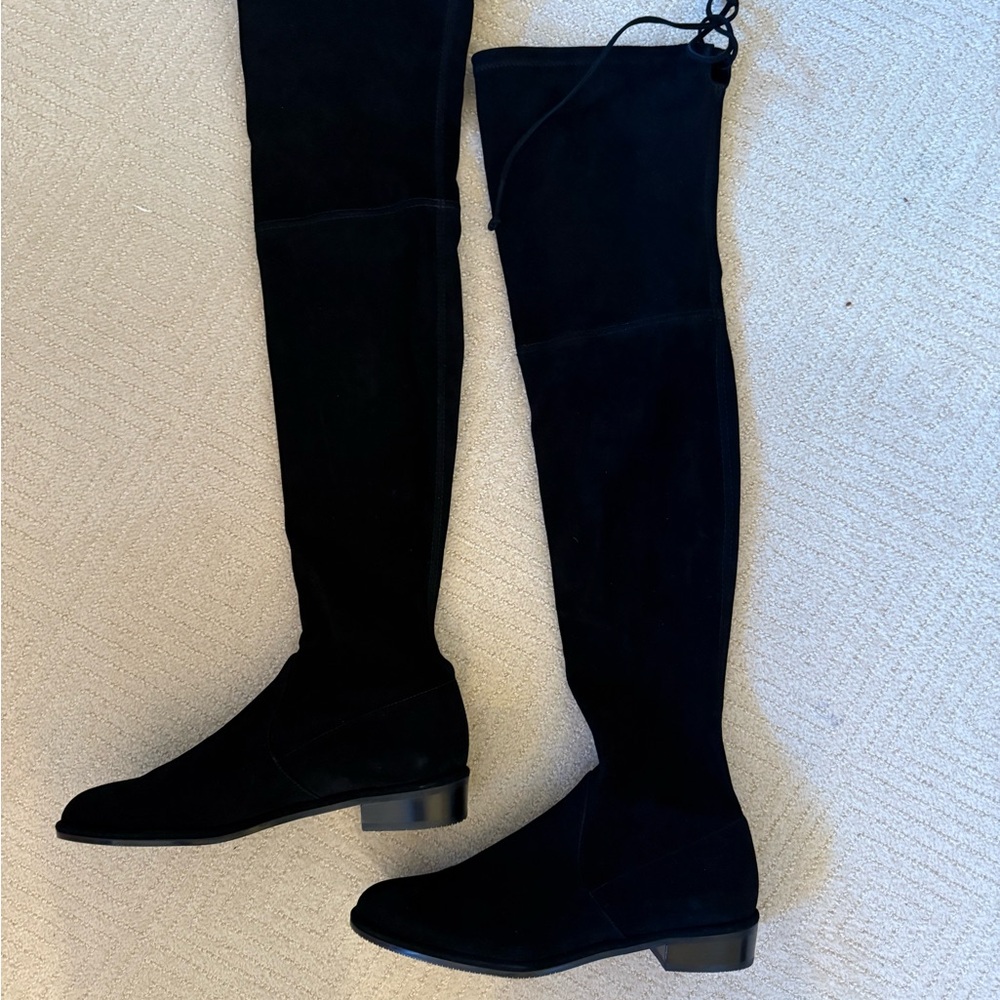 Stuart Weitzman Black Over-the-Knee Boots